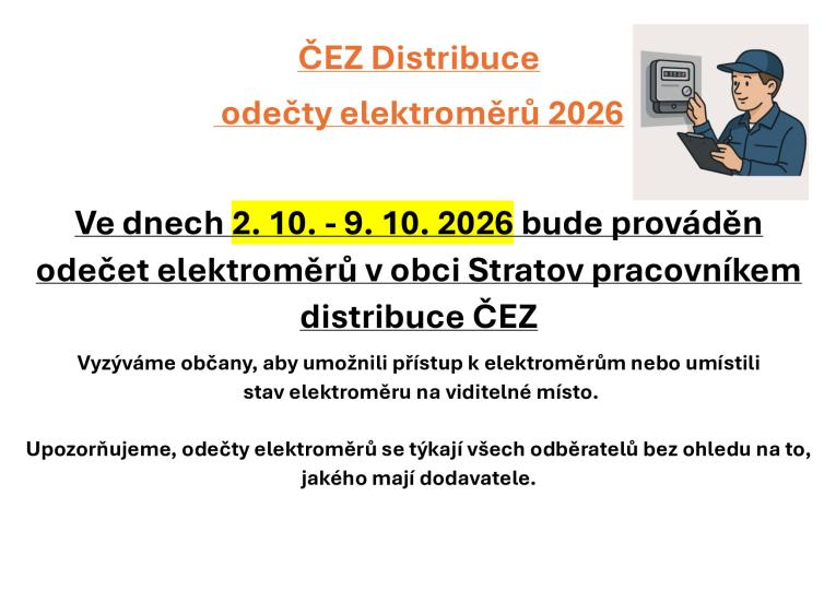 Odečty elektroměrů