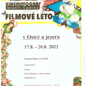 Filmové léto v Ostré u jezera 17.8. až 20.8.2022